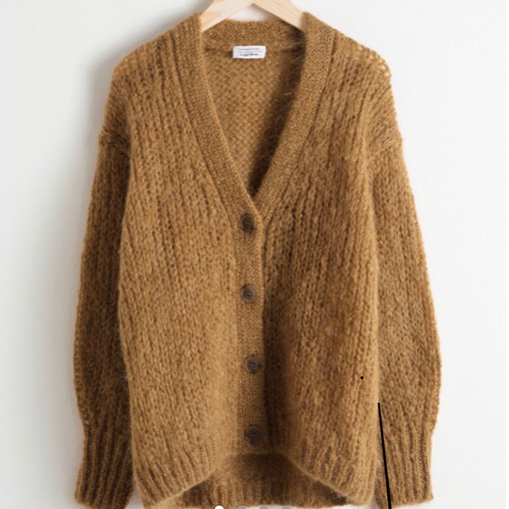 & Other Stories Oversized V-Neck Cardigan